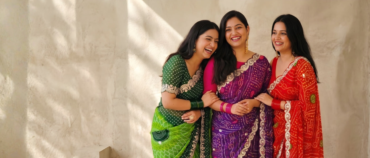 Bandhani Sarees